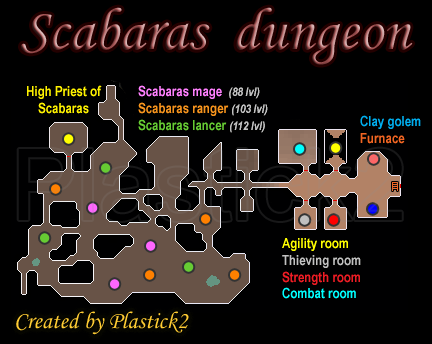 mapa dungeonu