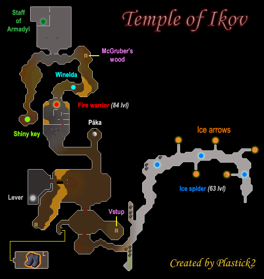 mapa dungeonu